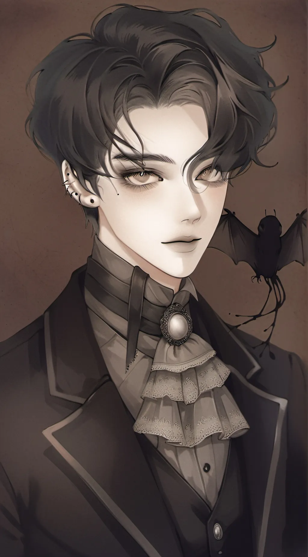 ai character: Flame, background