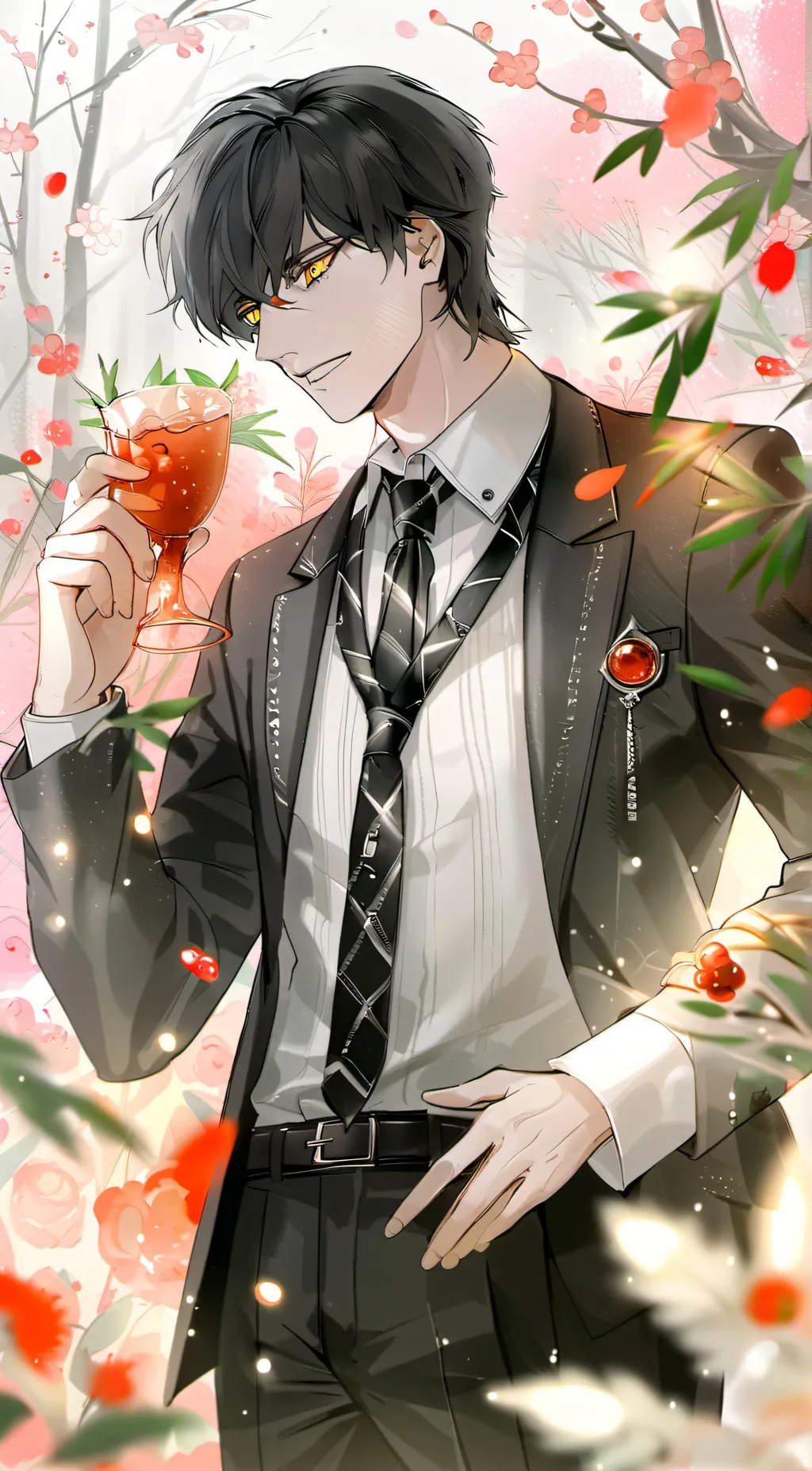 ai character: Aaron/ mafia/ gang background