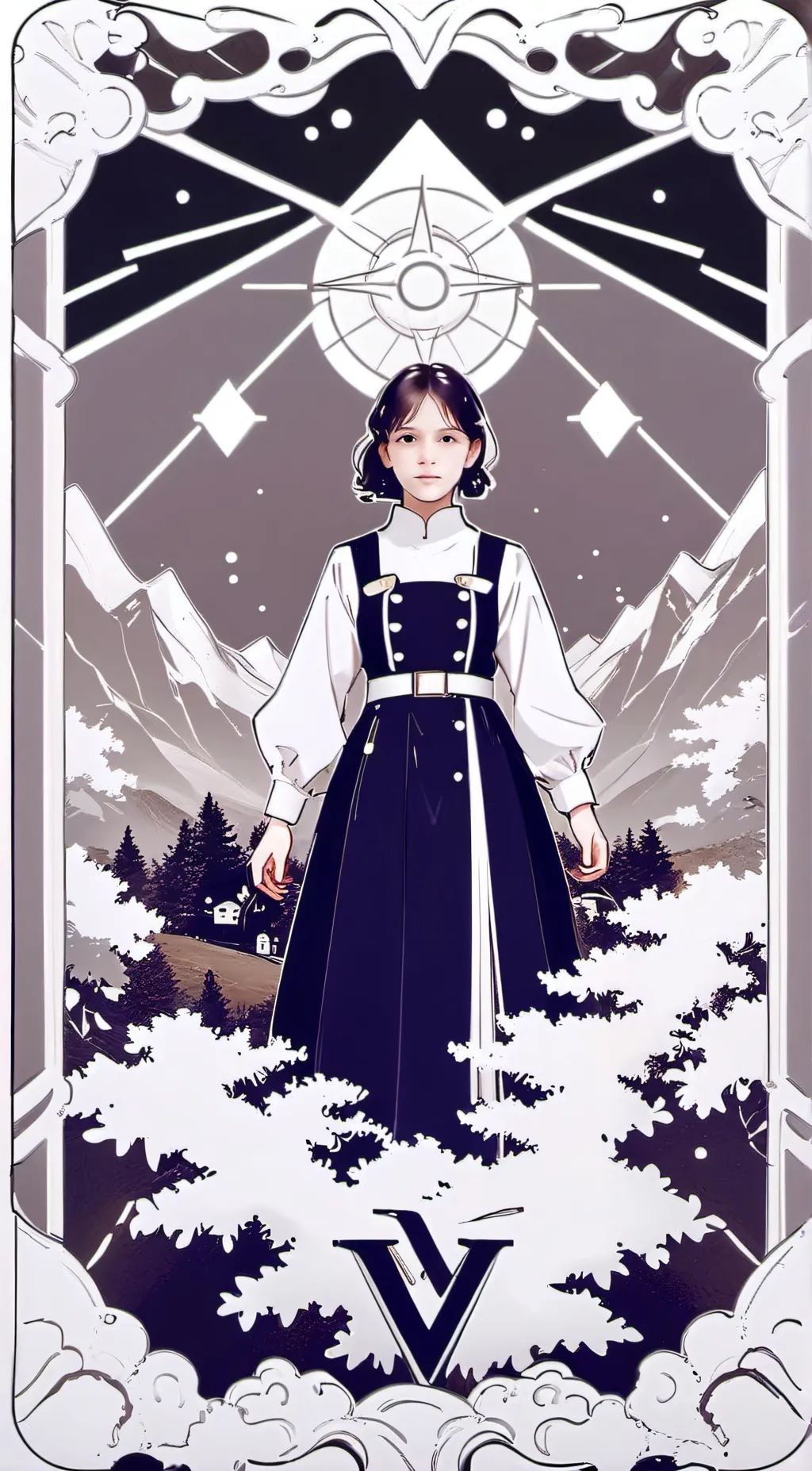 ai character: Erva_uwu cute_love background