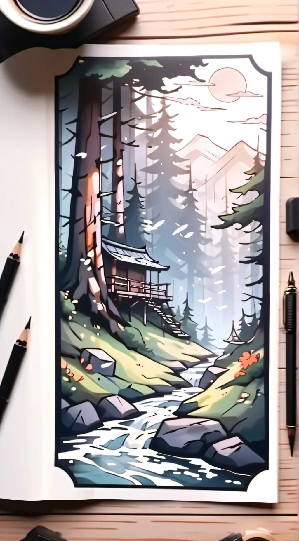 ai character: Oliver zip and eng background