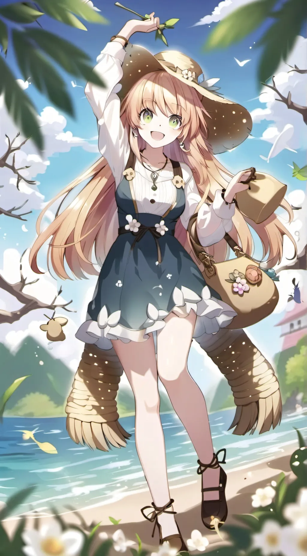 ai character: demon slayer background