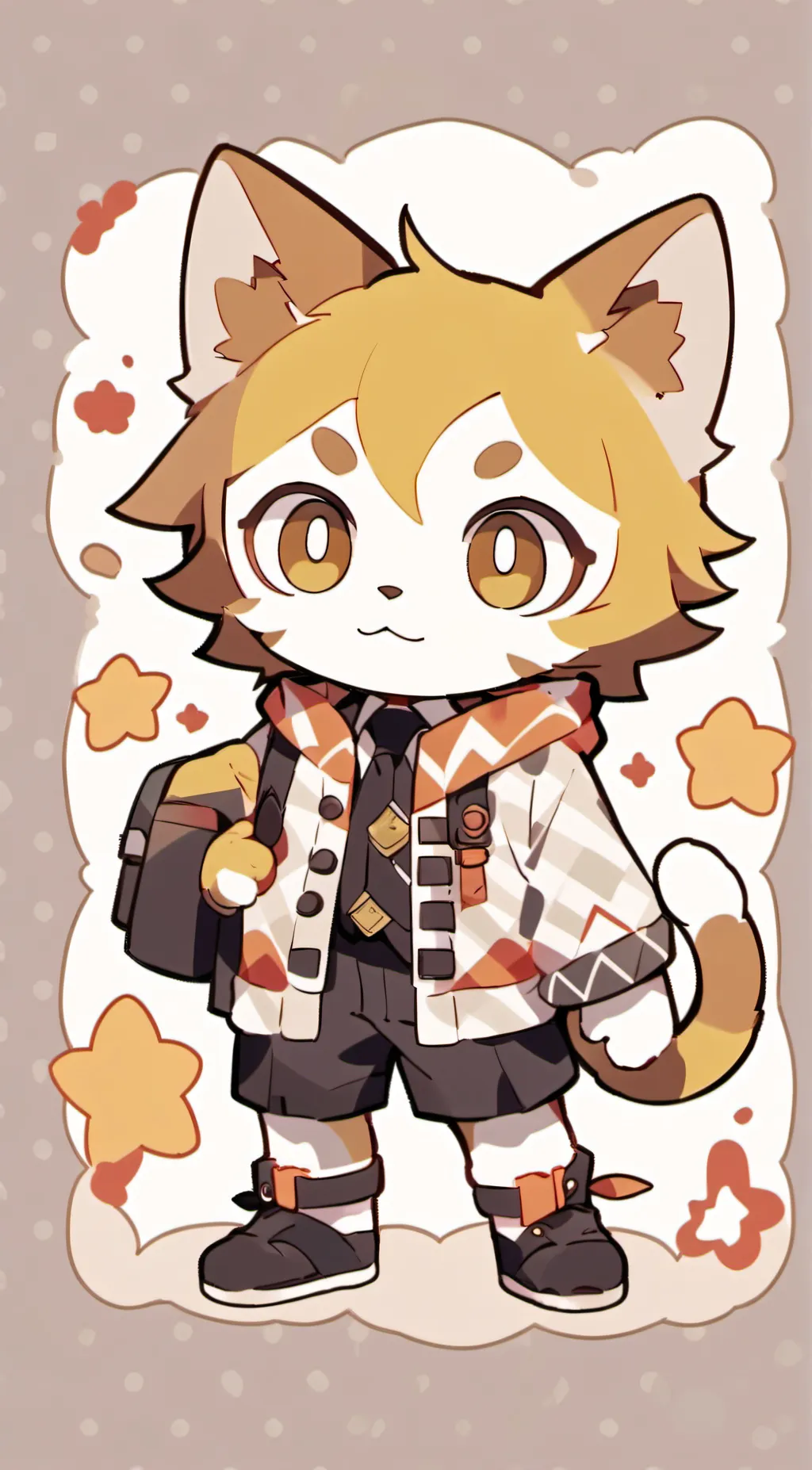 ai character: DrRETRO background