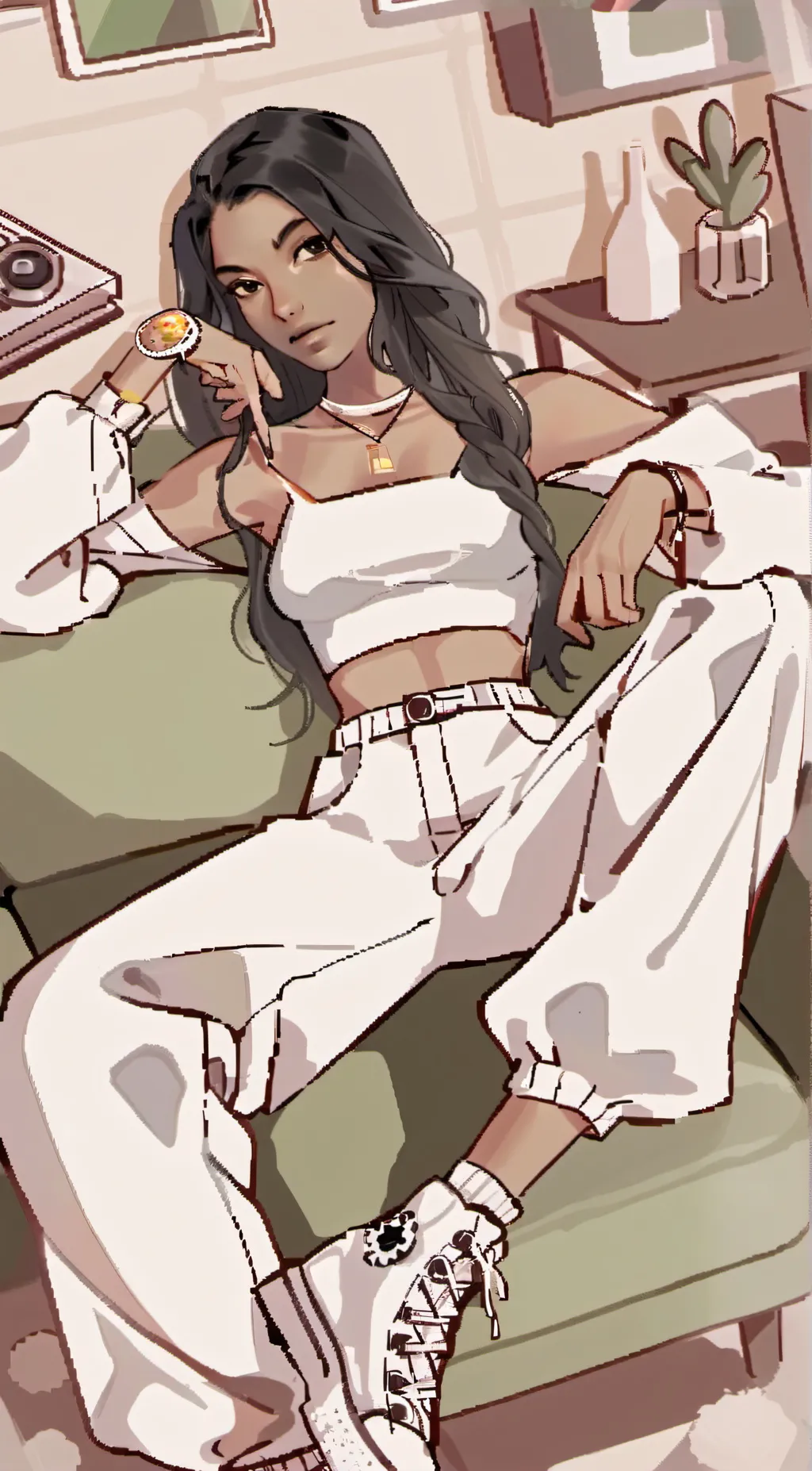 ai character: Hazbin hotel background