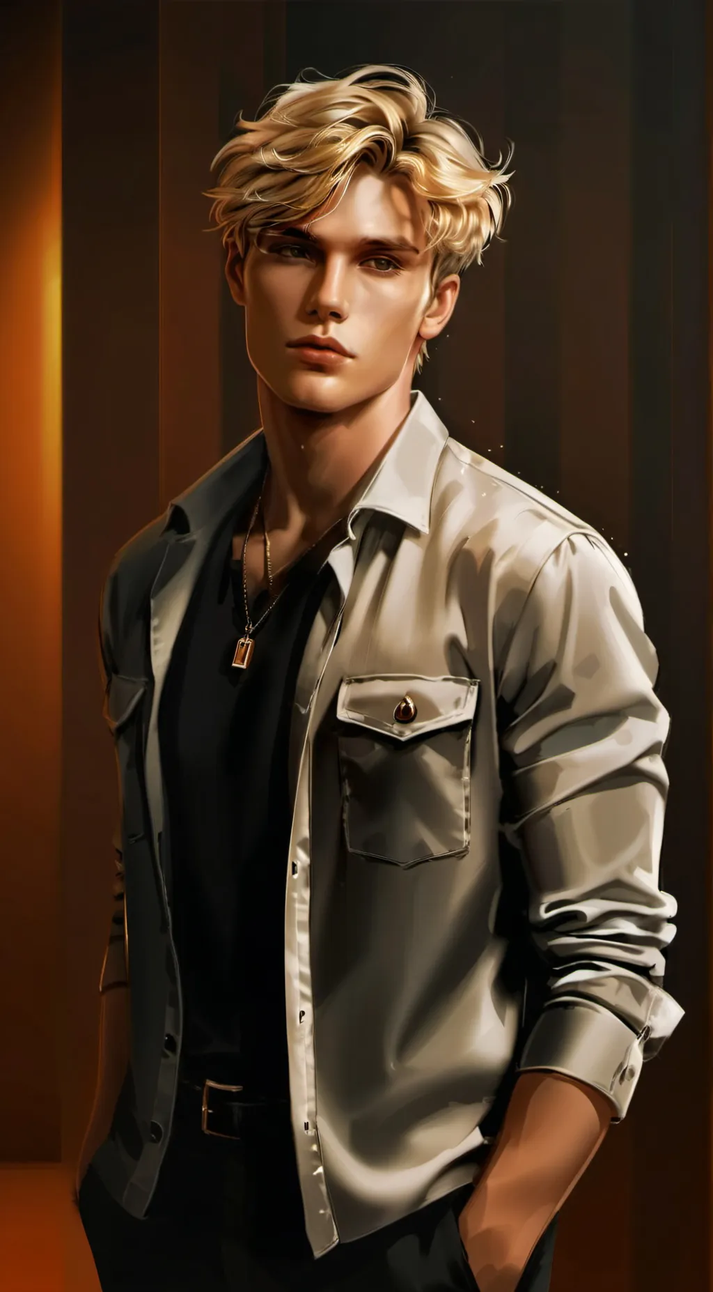 ai character: Simon  background