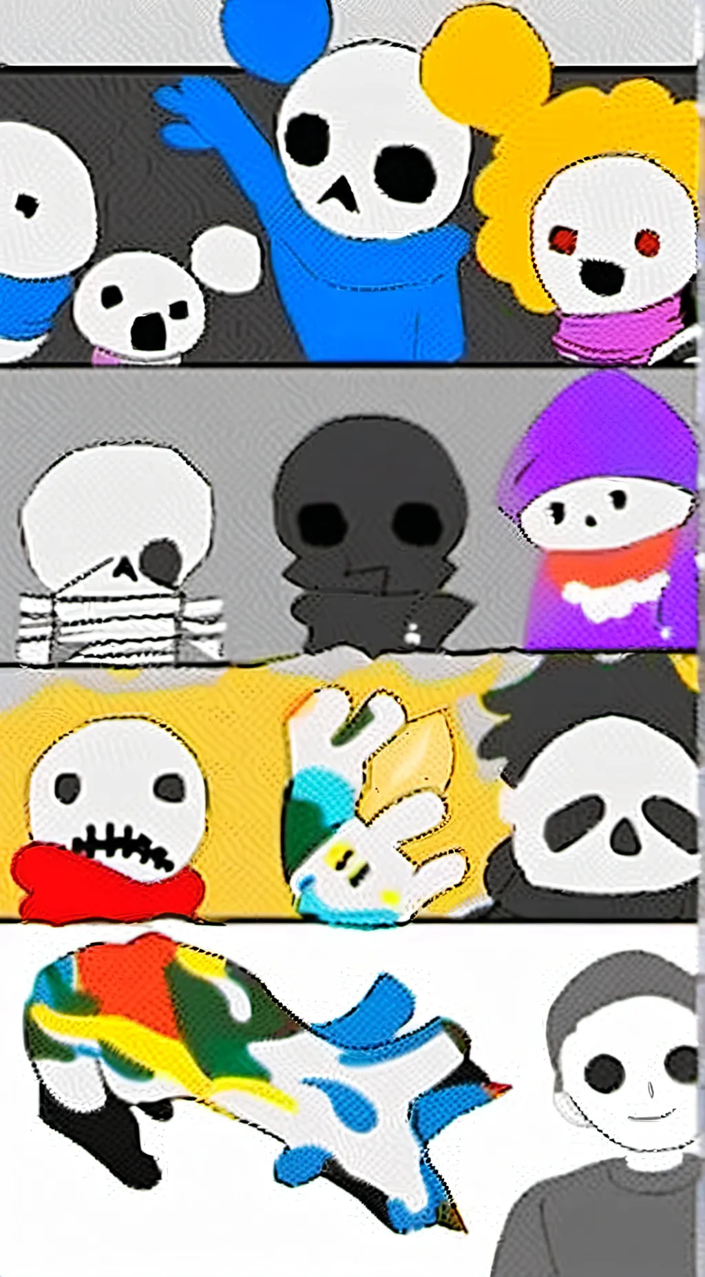 ai character: Sans au background