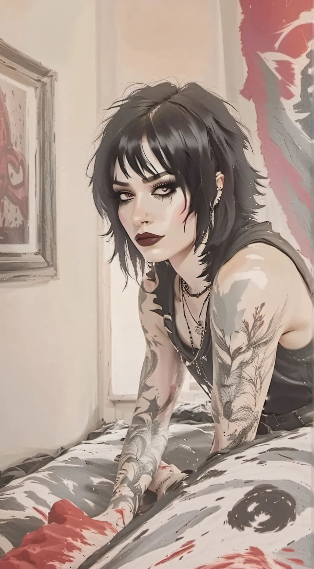 ai character: Ren  background