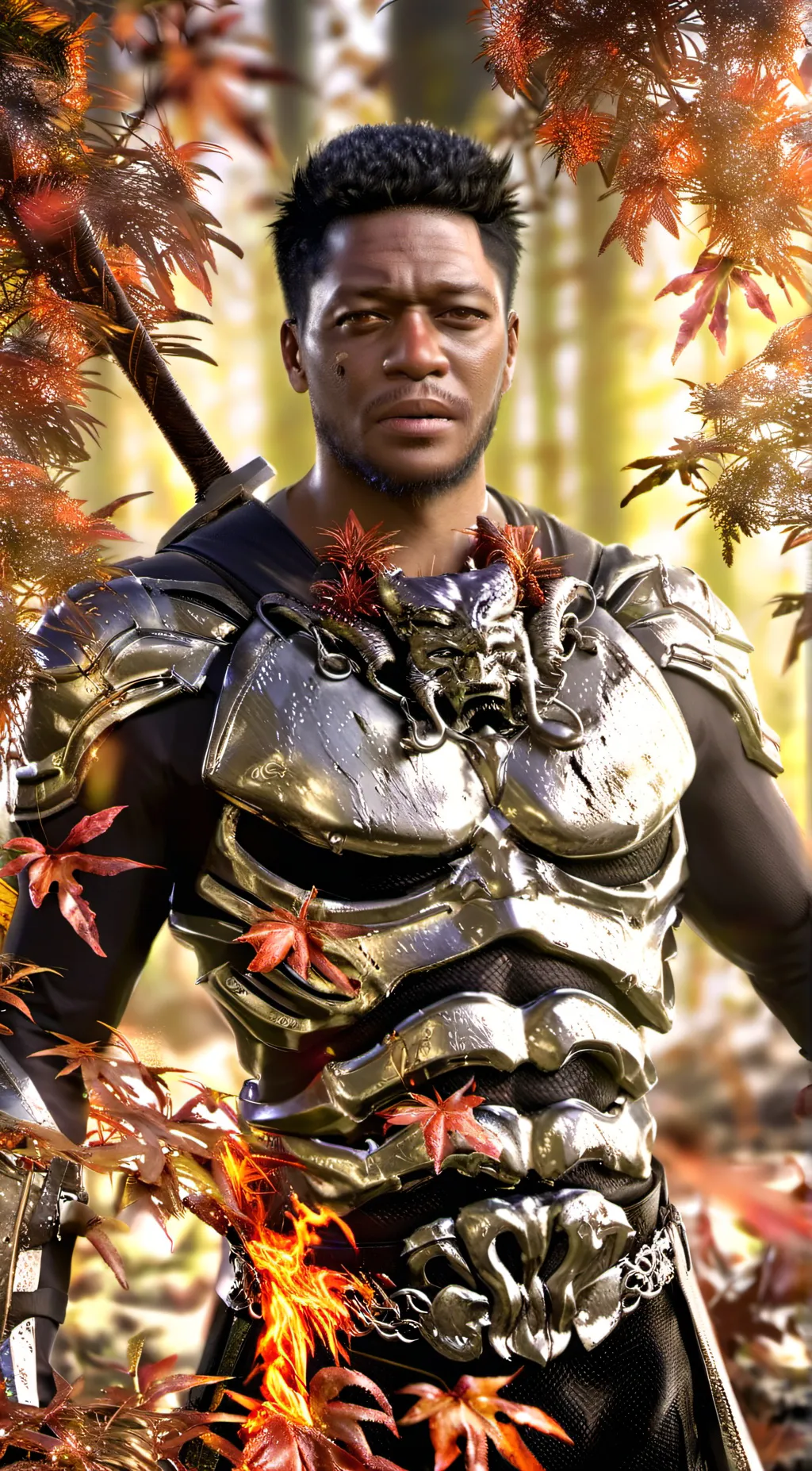 ai character: Steve  background