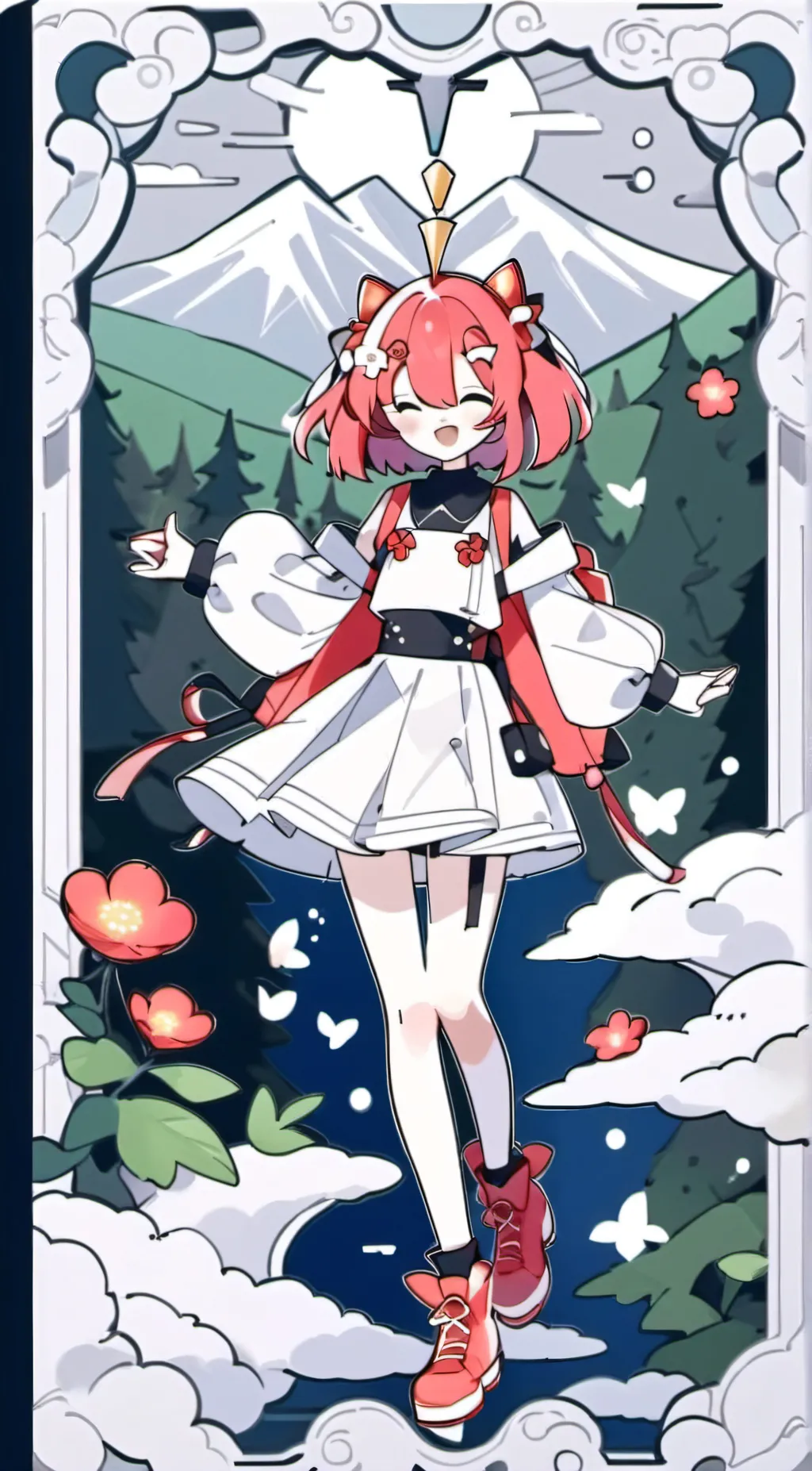 ai character: Aria background