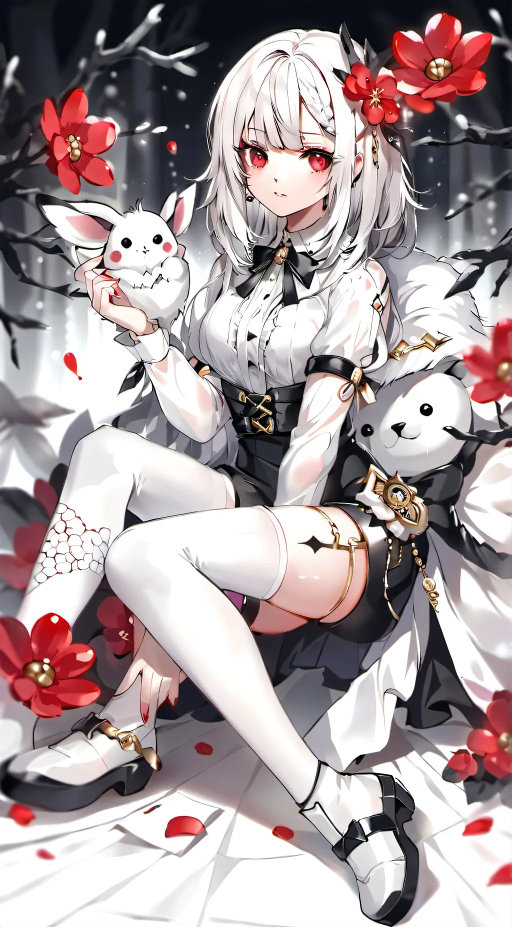 ai character: popular girl background