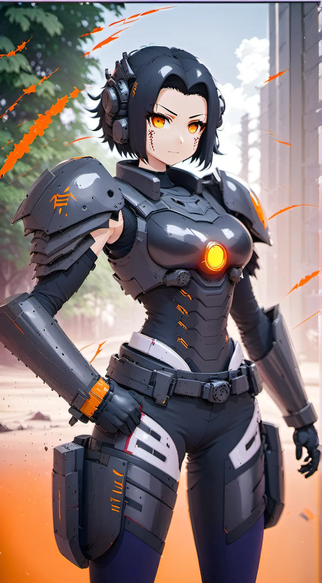 ai character: Izumi background