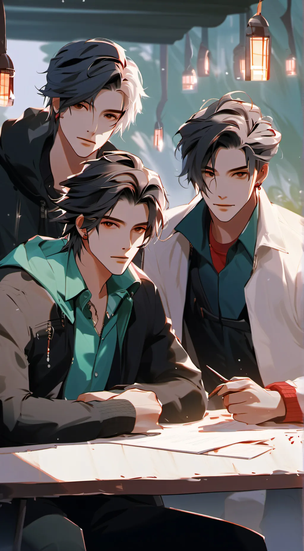 ai character: elements background