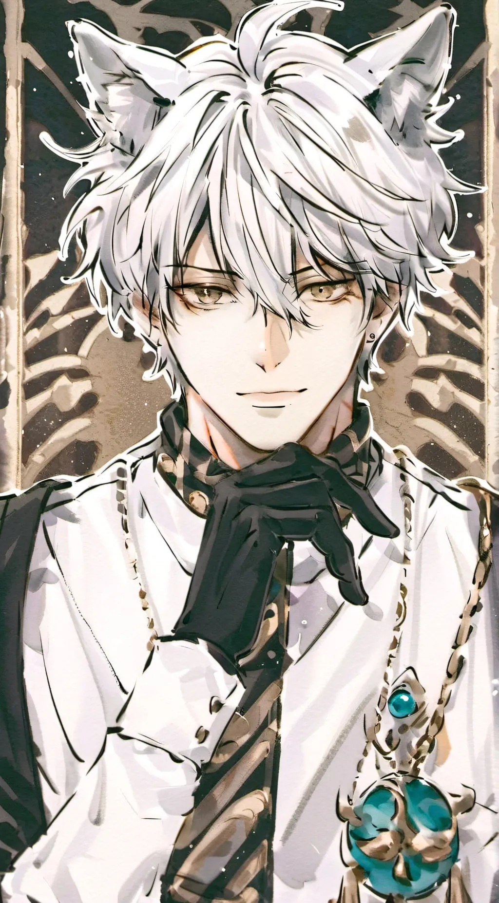 ai character: Lucas  background