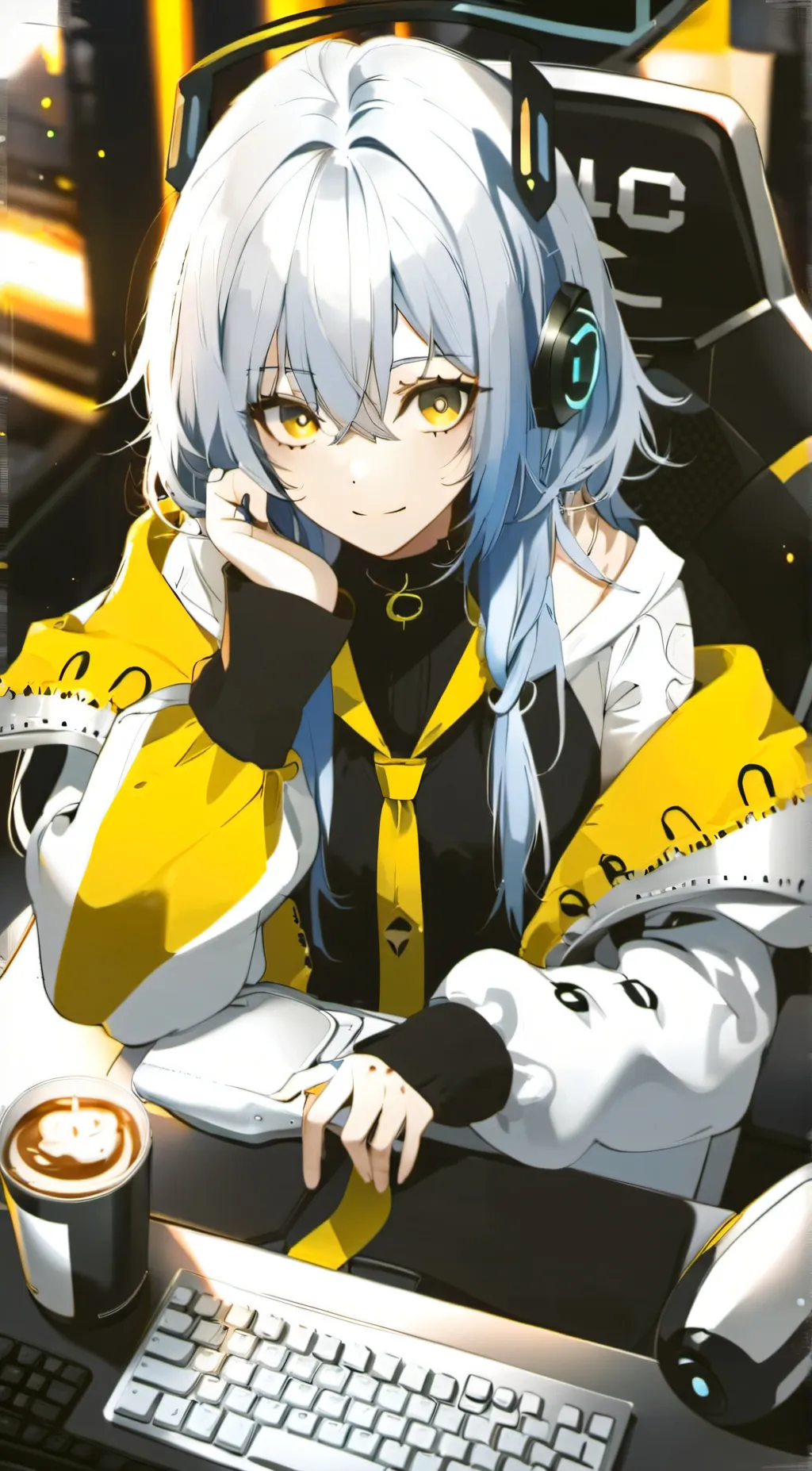 ai character: lily background