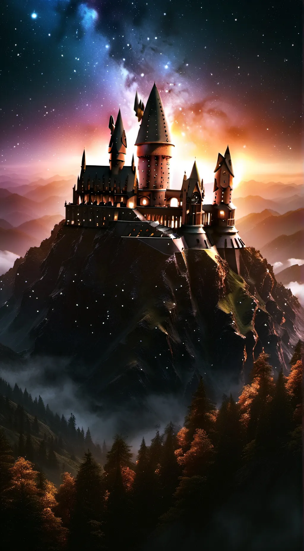 ai character: Hogwarts background