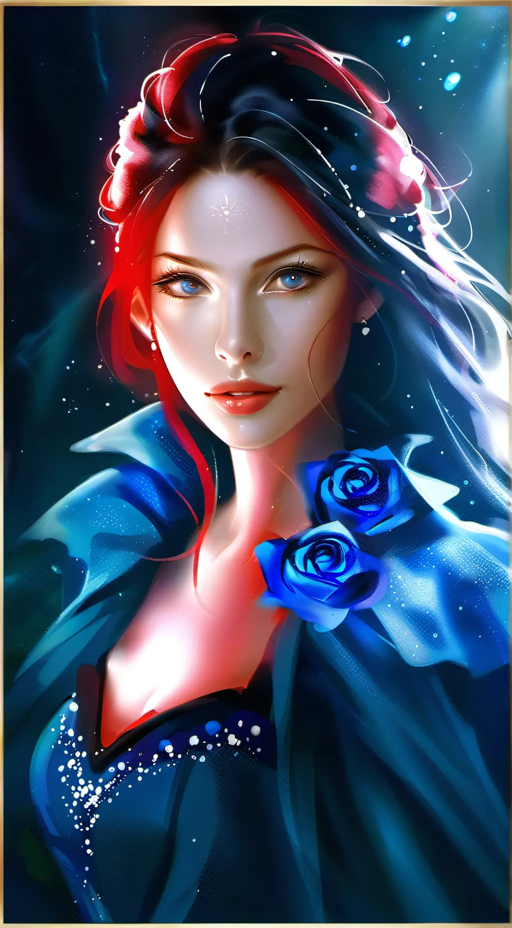 ai character: Siren Etherium background