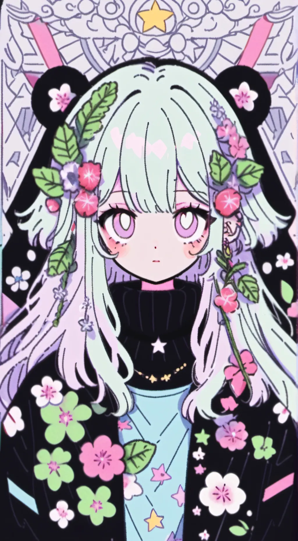 ai character: Lily background