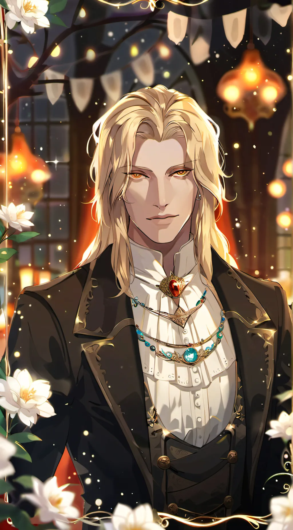 ai character: Alucard  background