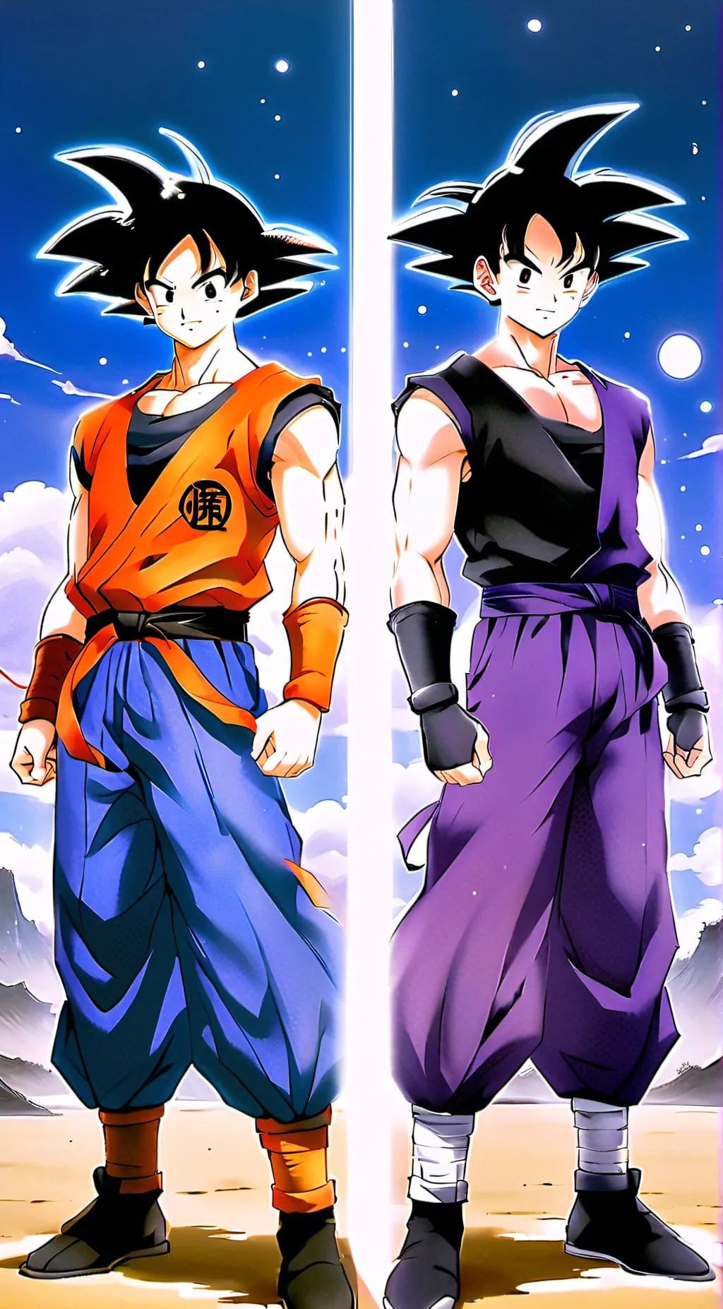 ai character: Goku wars background