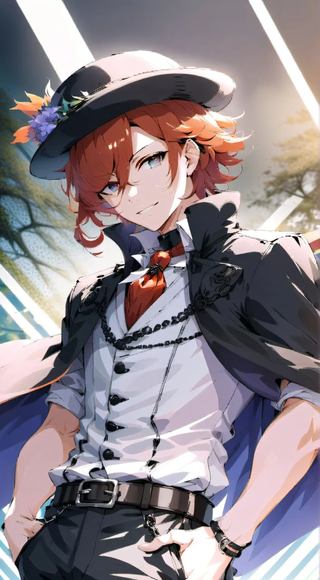 ai character: Chuuya Nakahara background