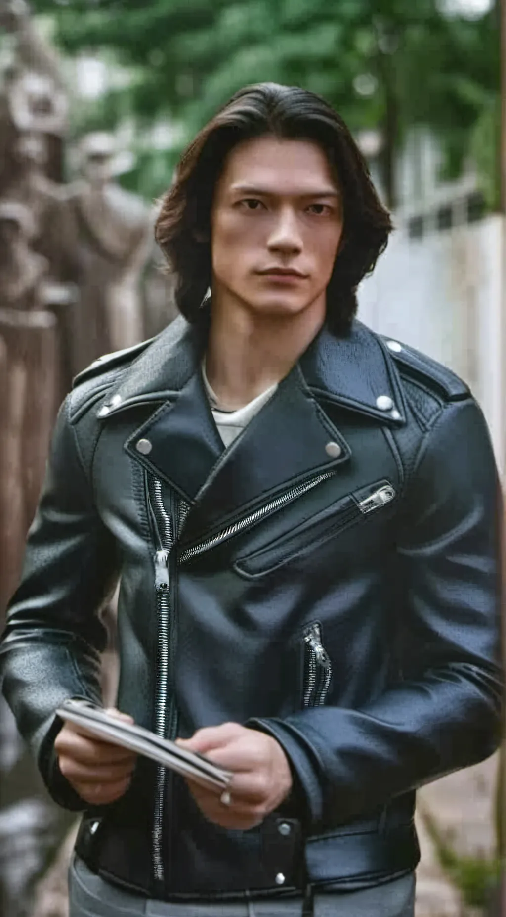 ai character: Ed Chigliak  background