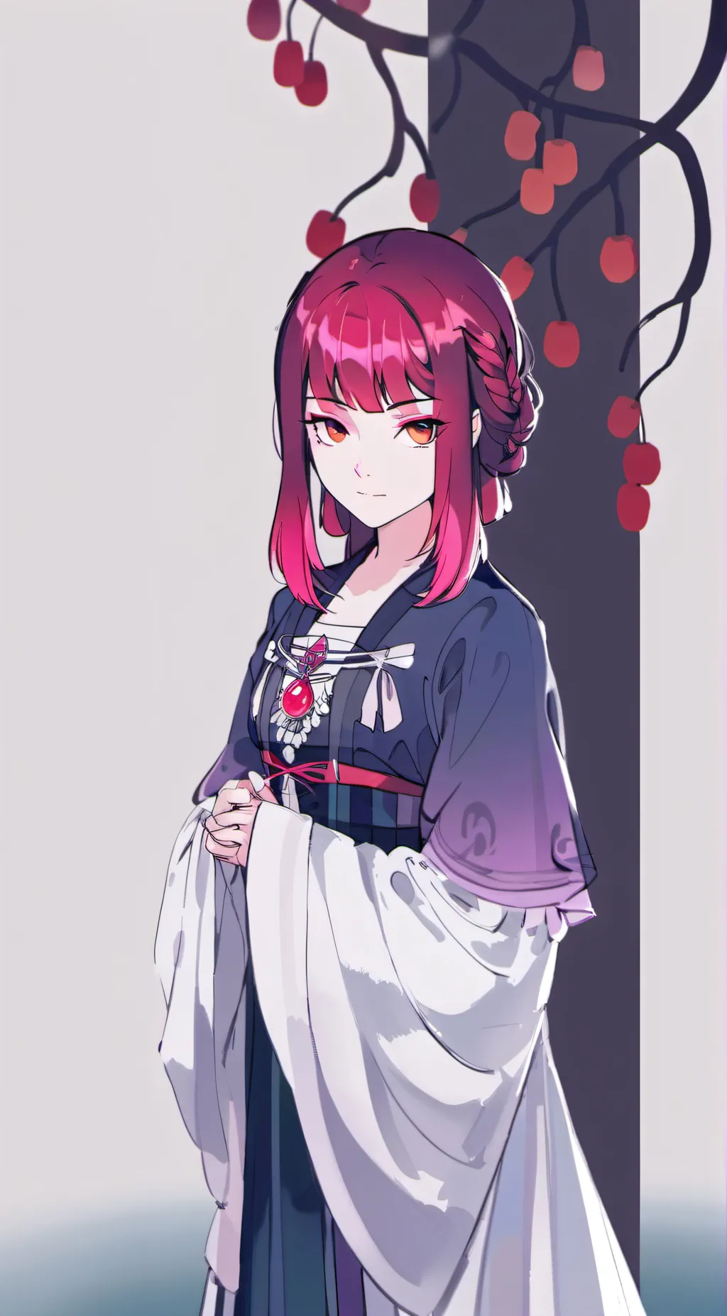 ai character: 浣碧 background