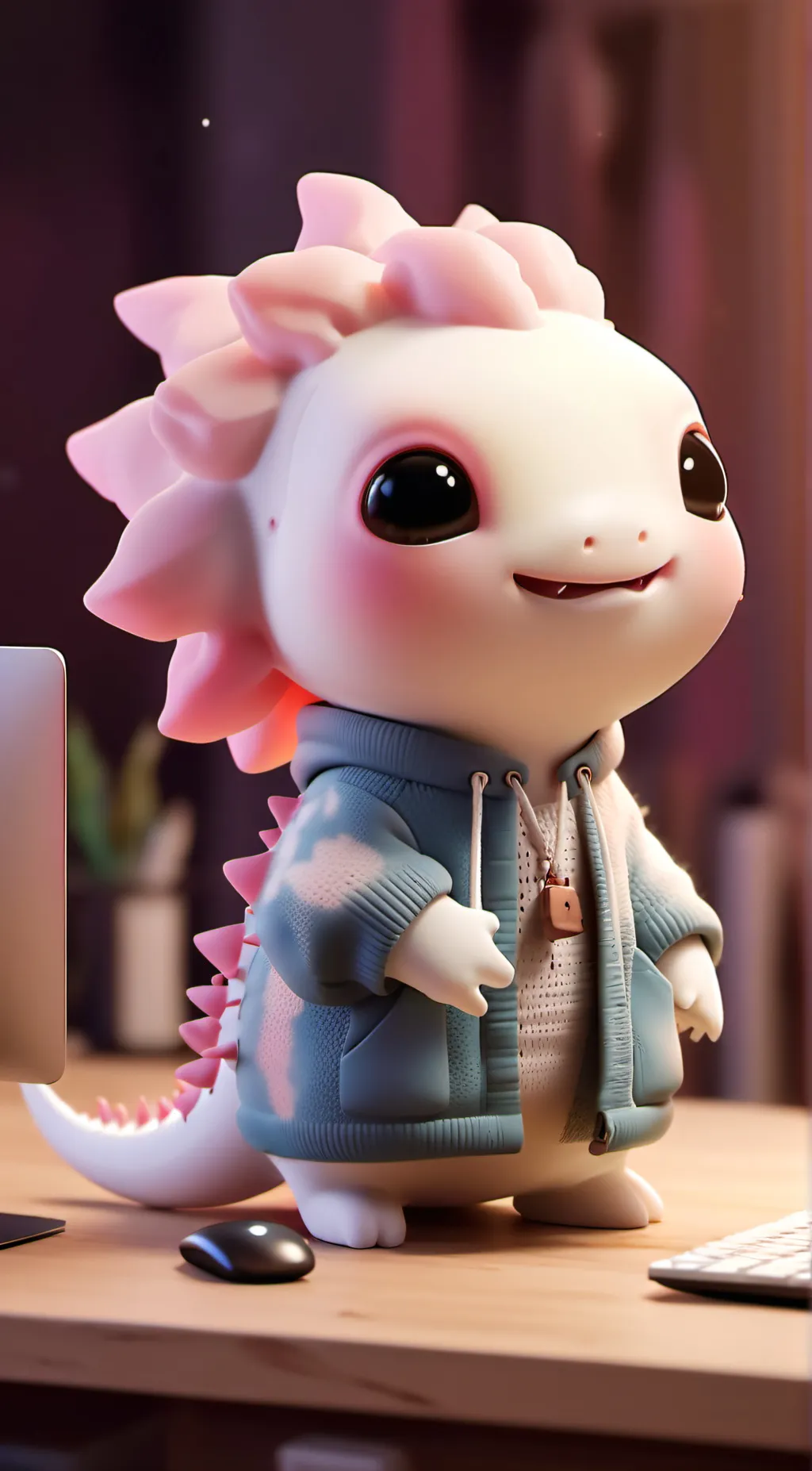 ai character: knitto background