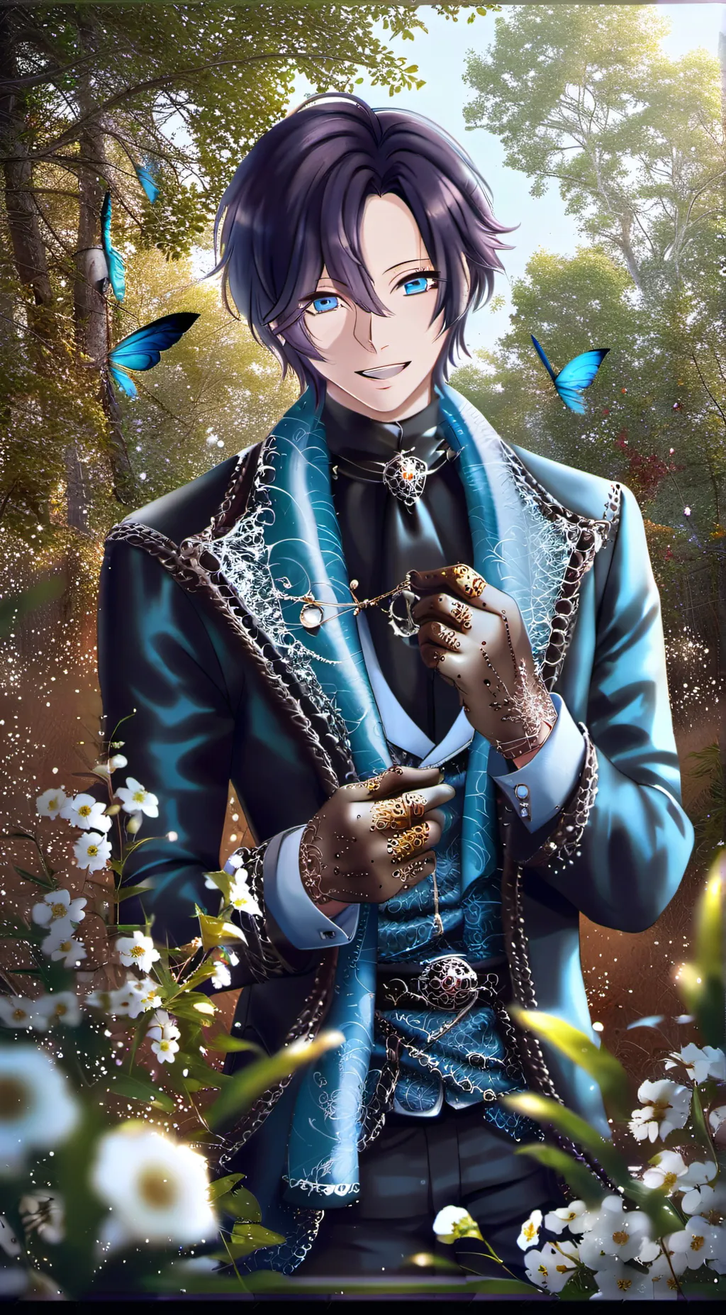 ai character: Léo quinto background