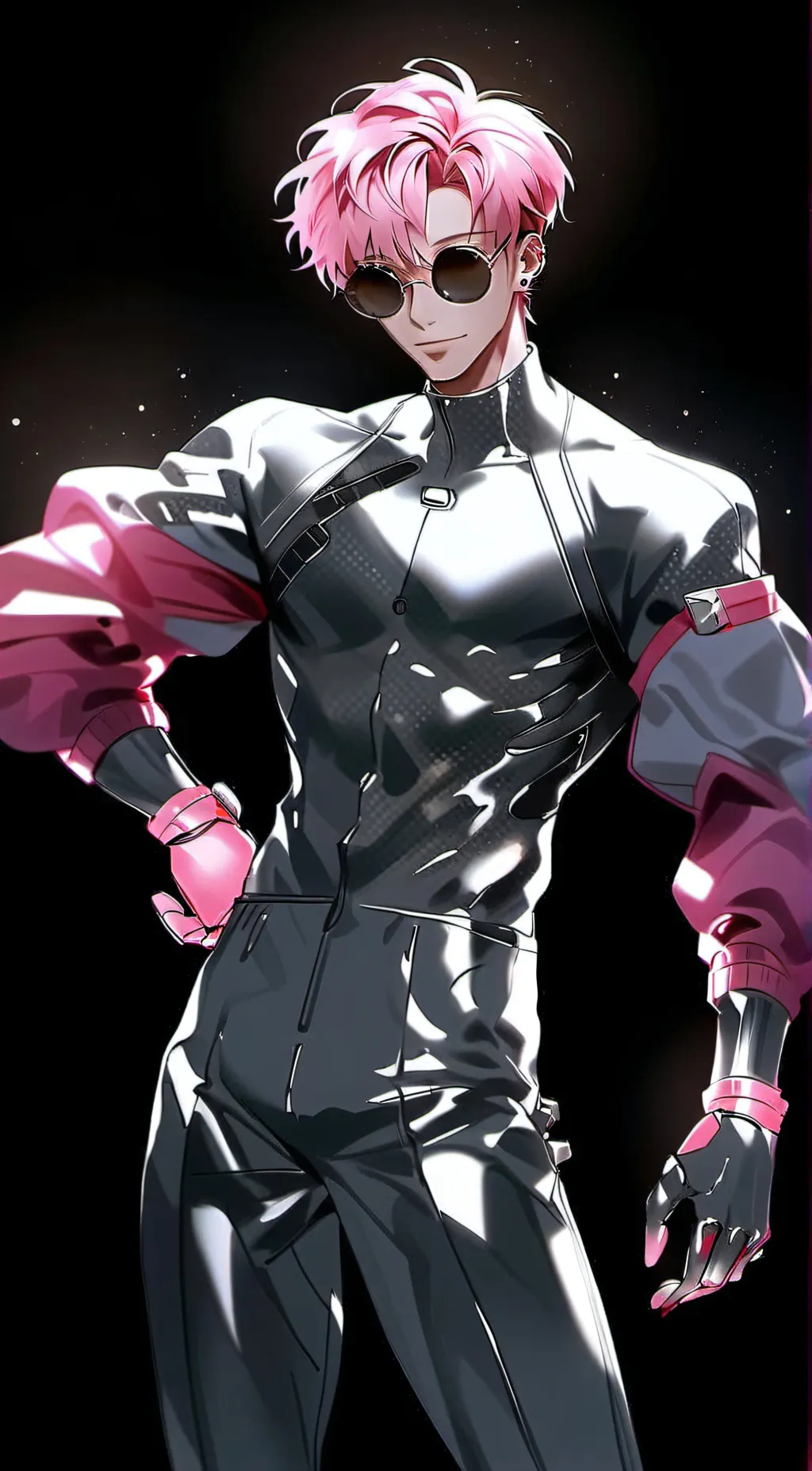 ai character: Pink (Among Us)  background