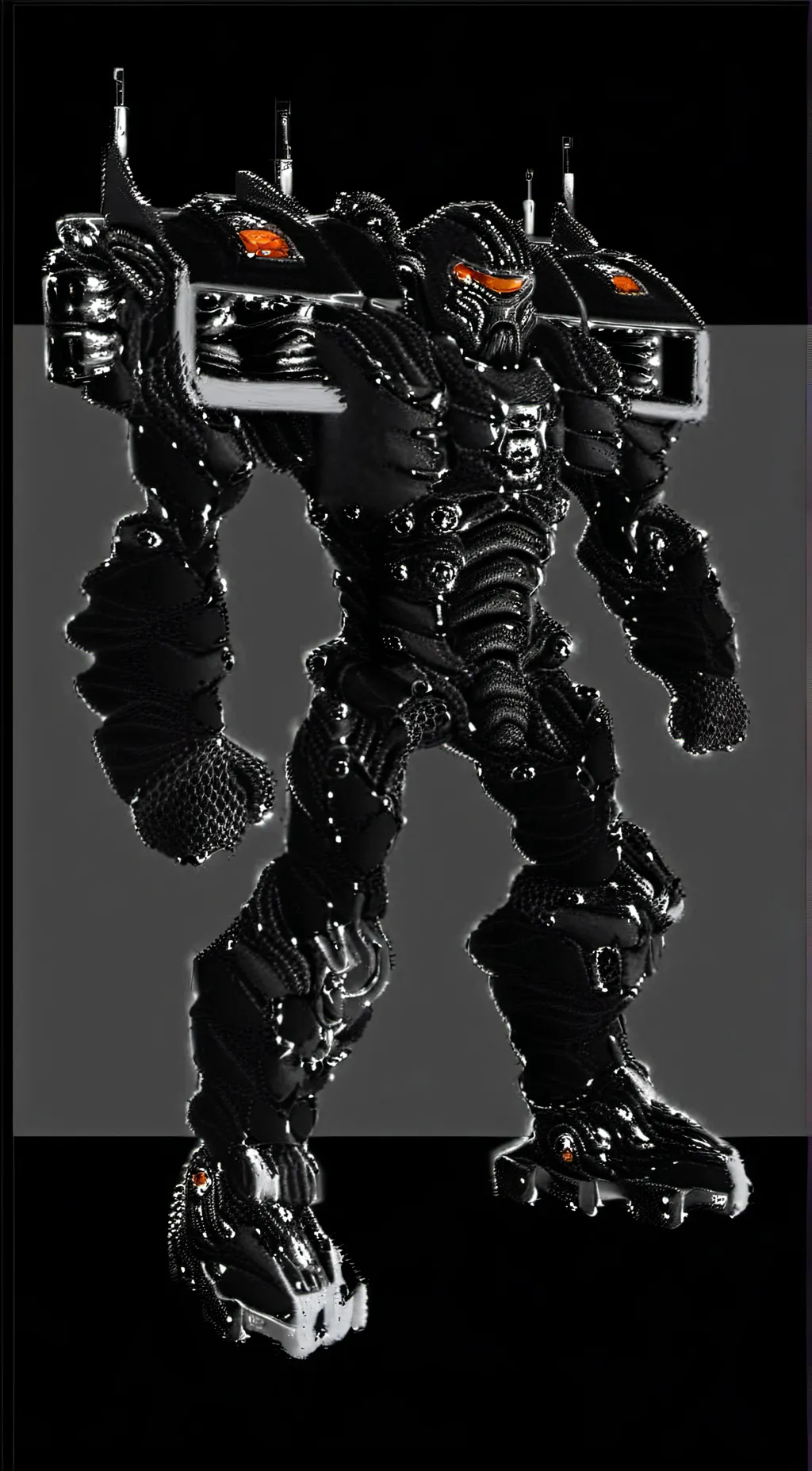 ai character: mecha background