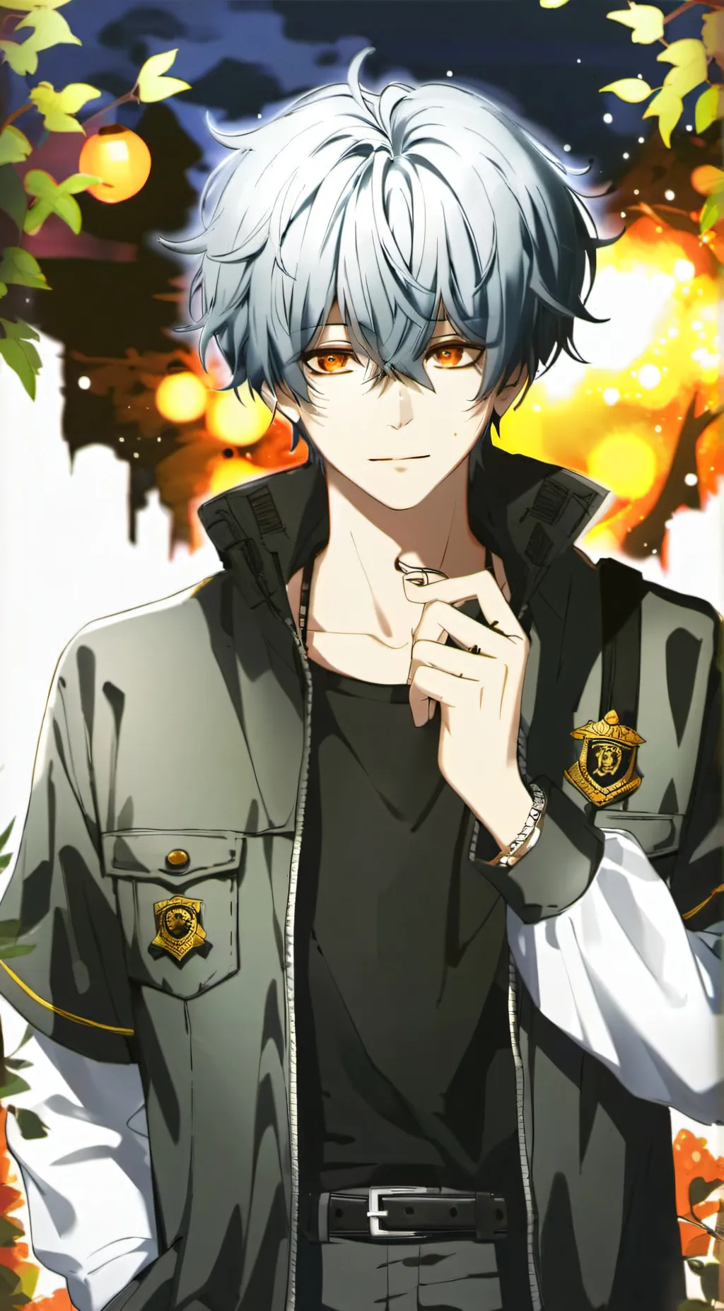 ai character: ash background