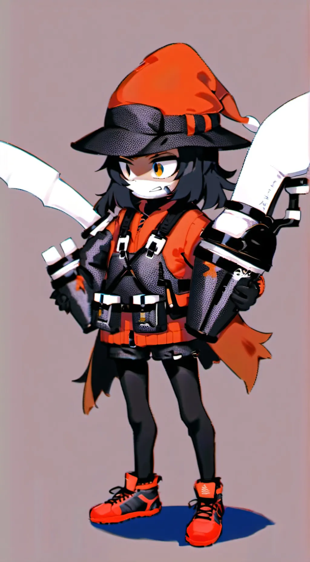 ai character: movie shadow background