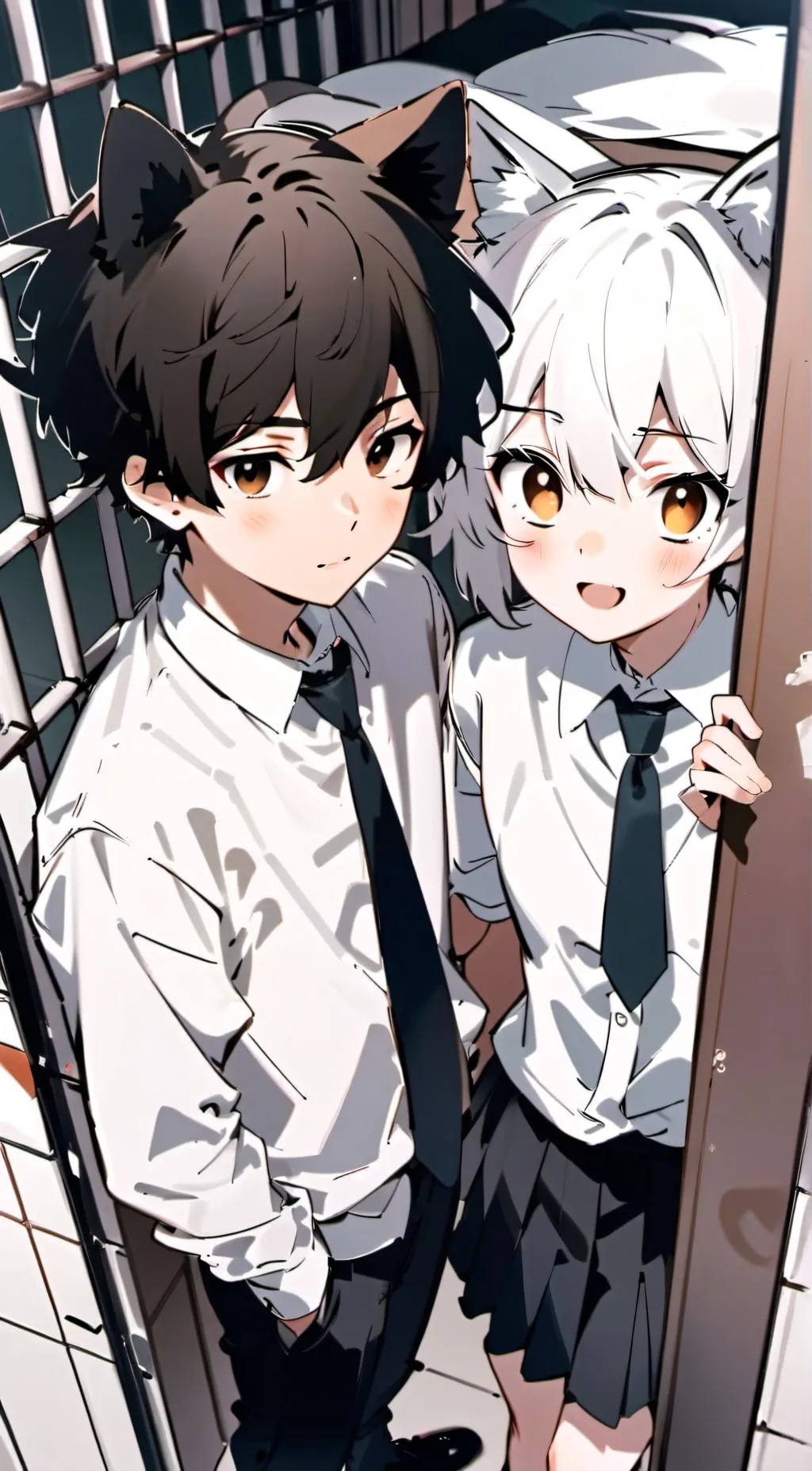 ai character: Pup Twins background