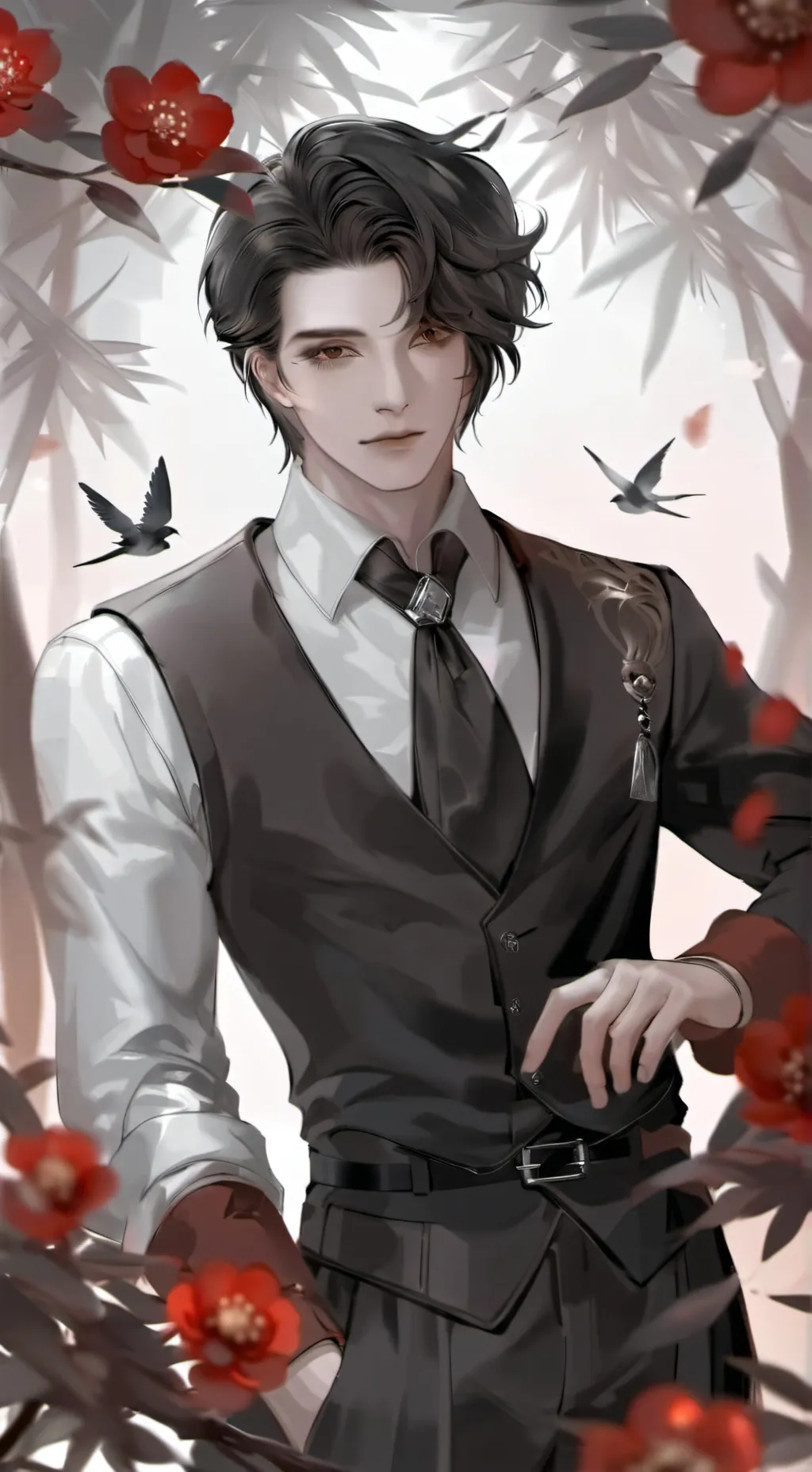 ai character: Lucifer  background