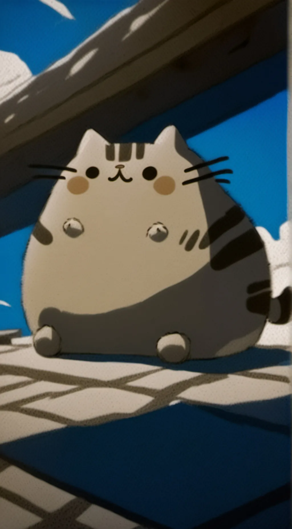ai character: fat cat attack  background