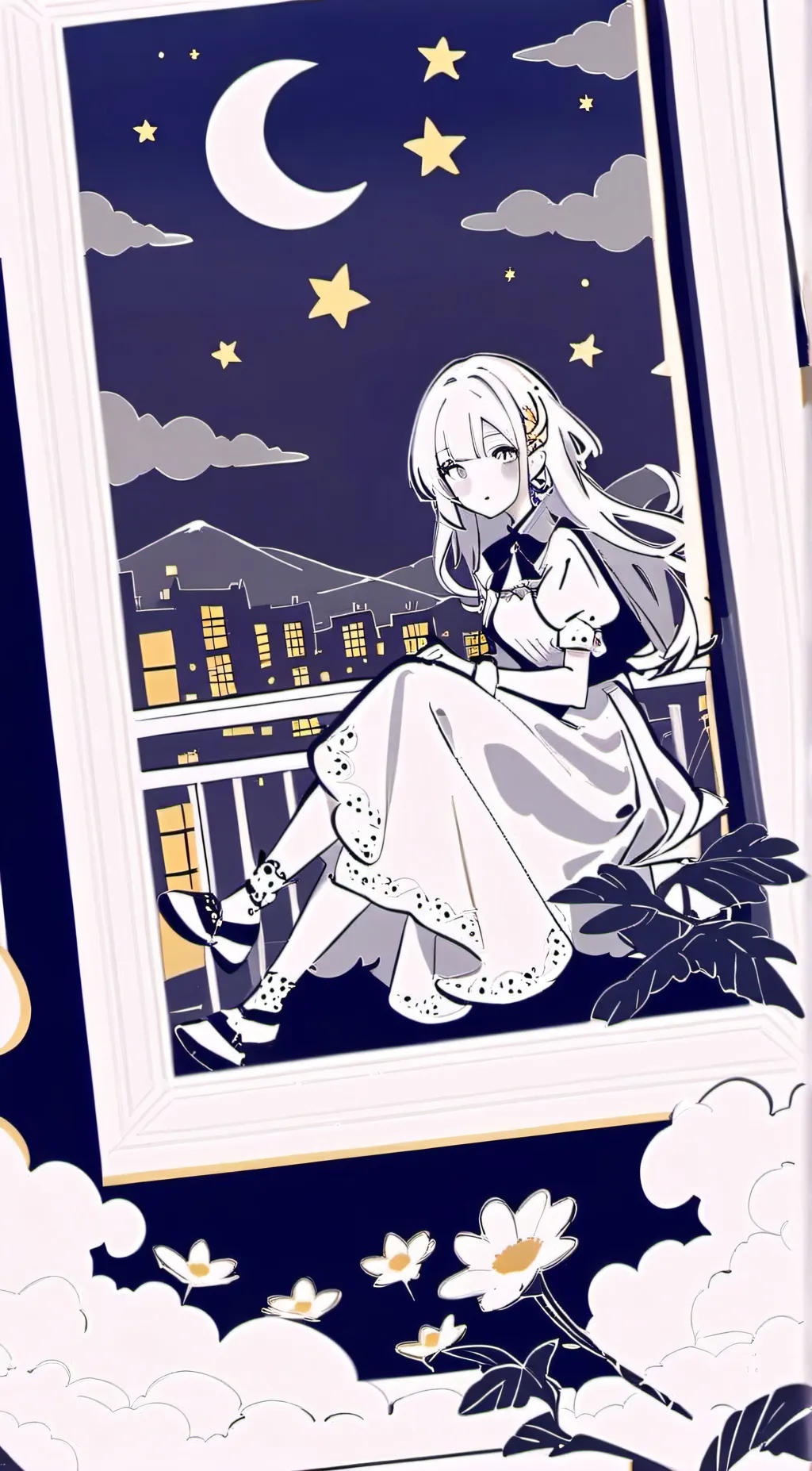 ai character: Sky| background