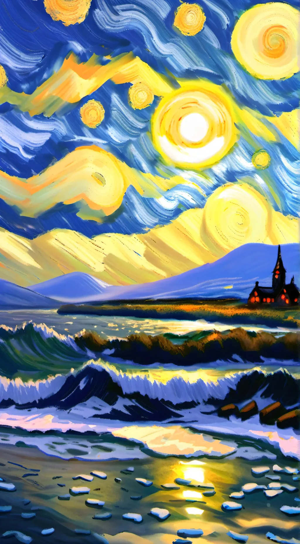 ai character: kc and u background