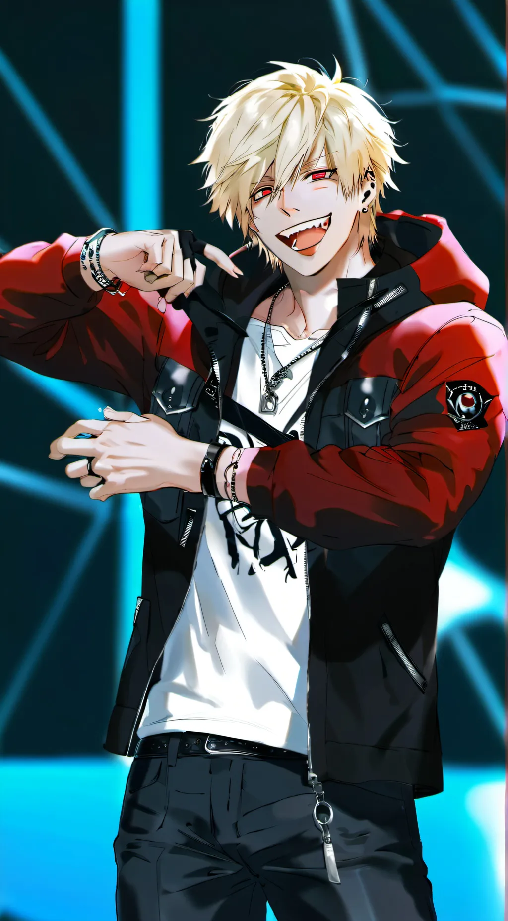 ai character: Bakugo  background