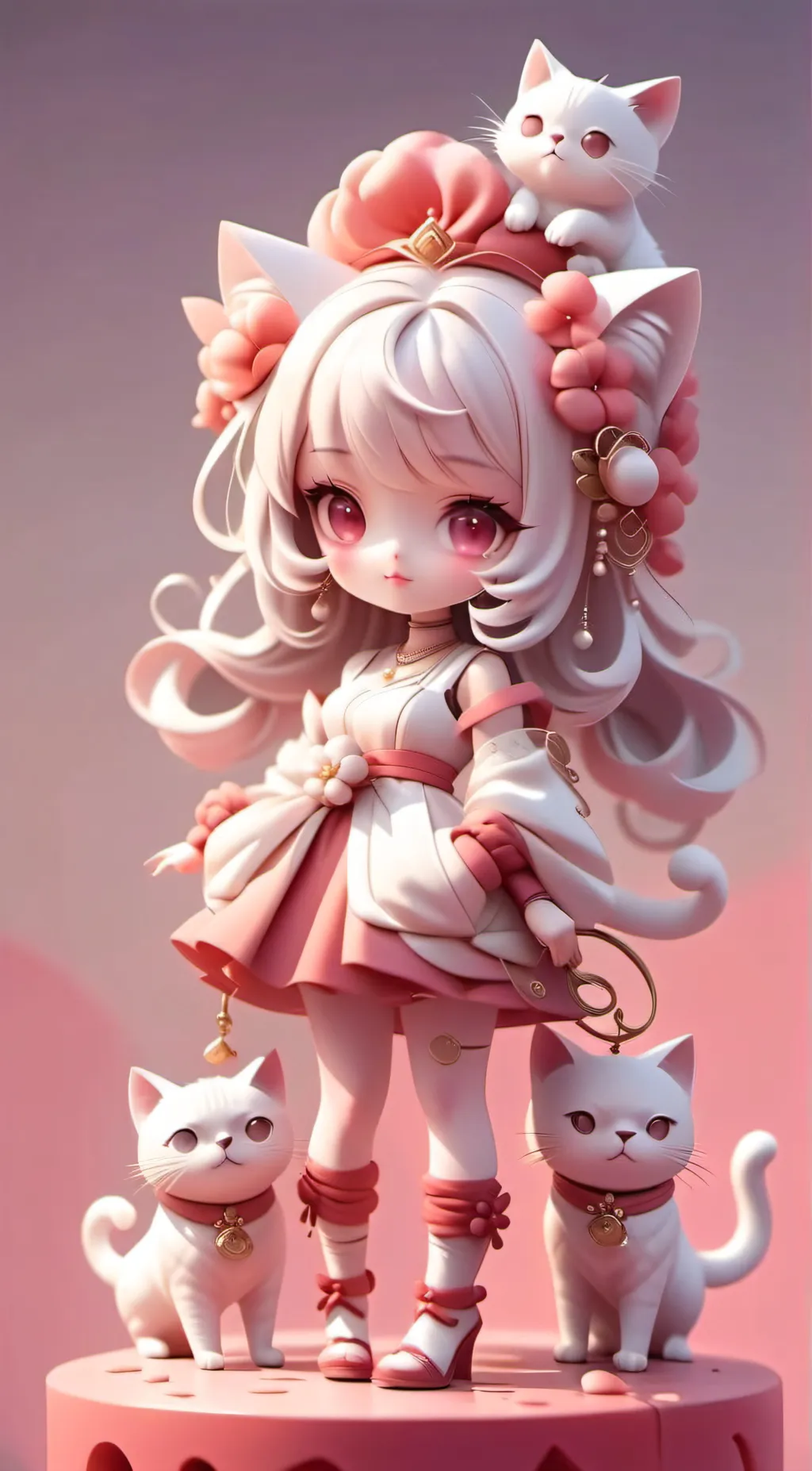 ai character: Cats background