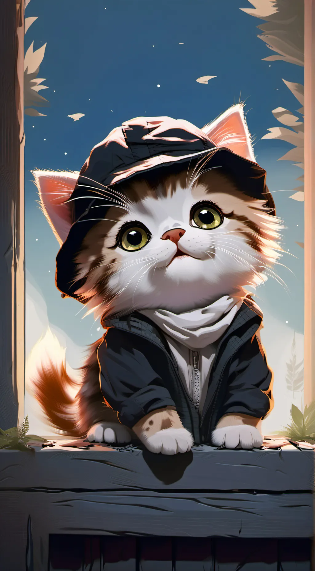 ai character: Luna background