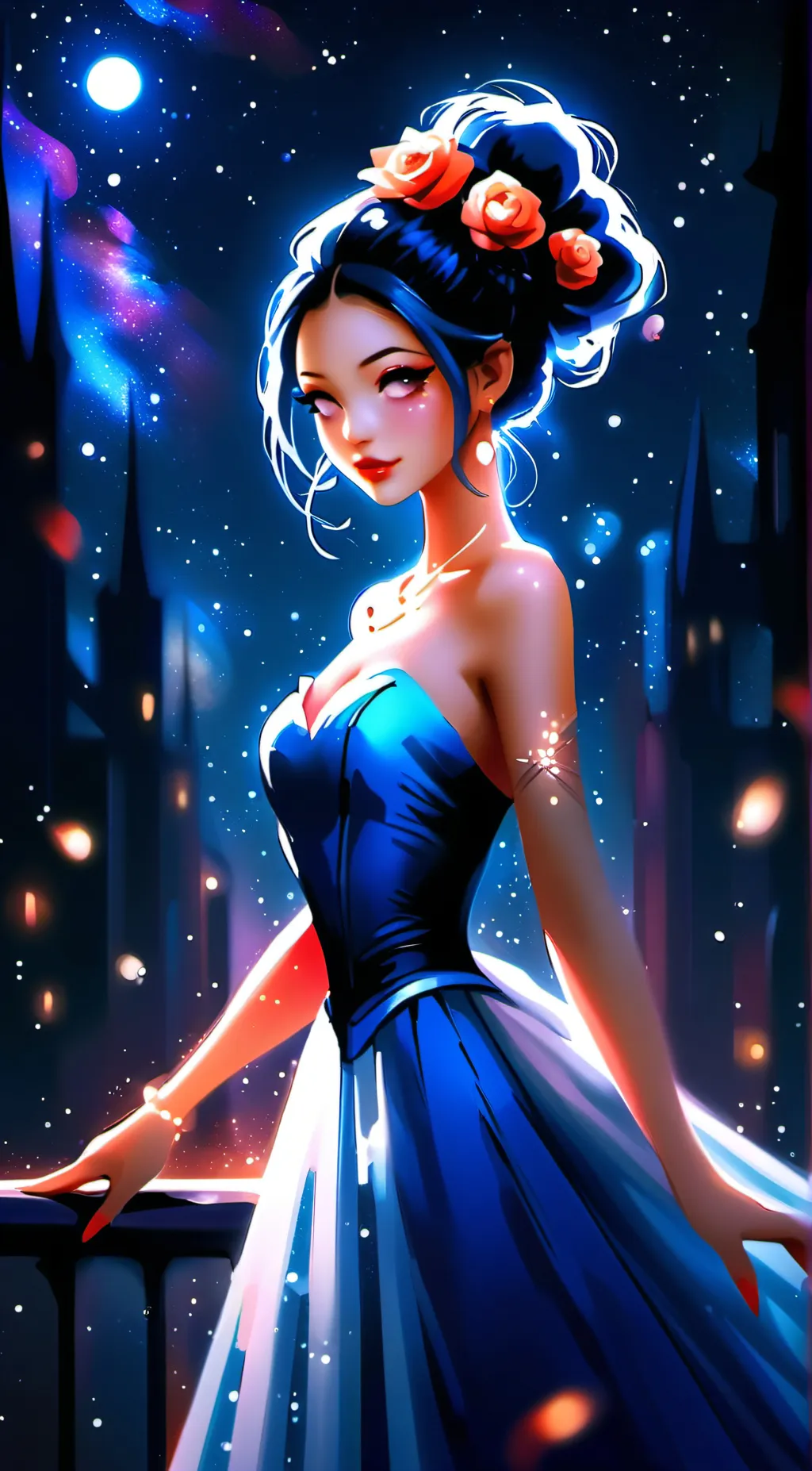 ai character: Ballora  background