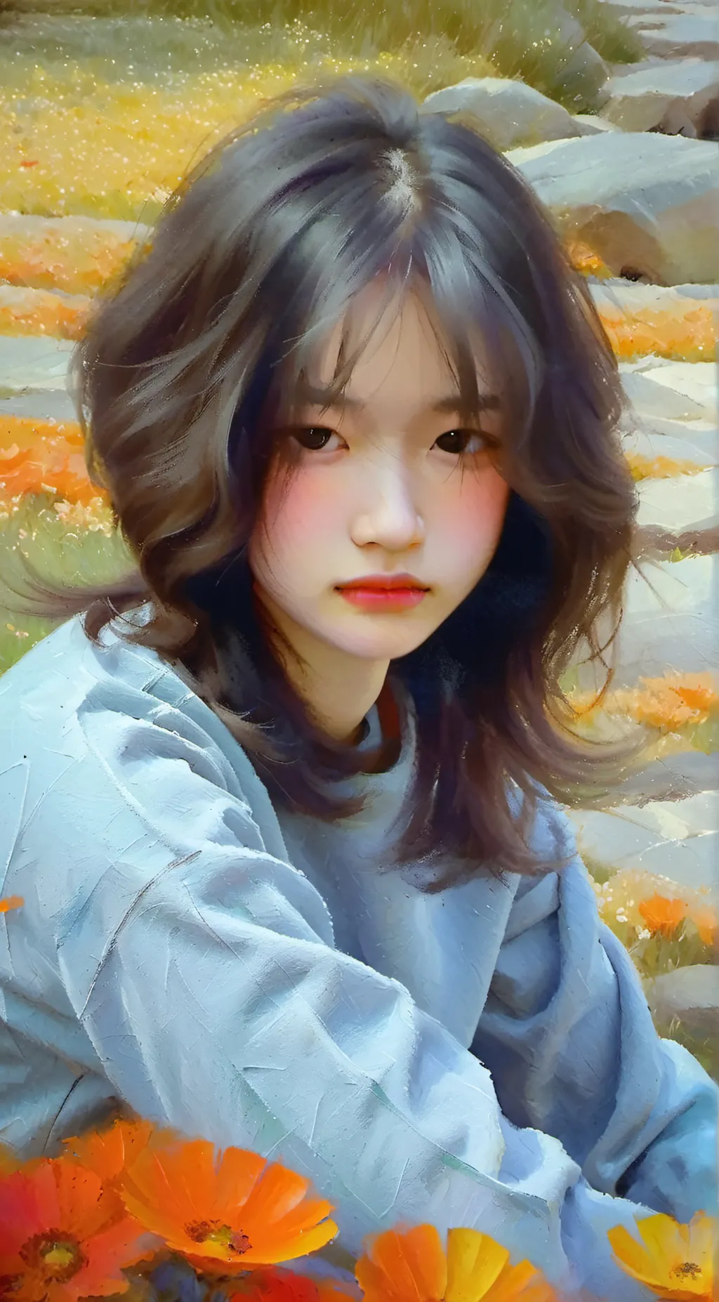 ai character: Linn  background