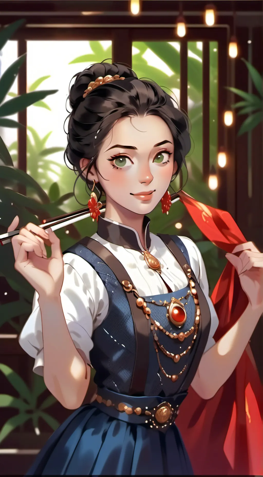 ai character: Silvia background