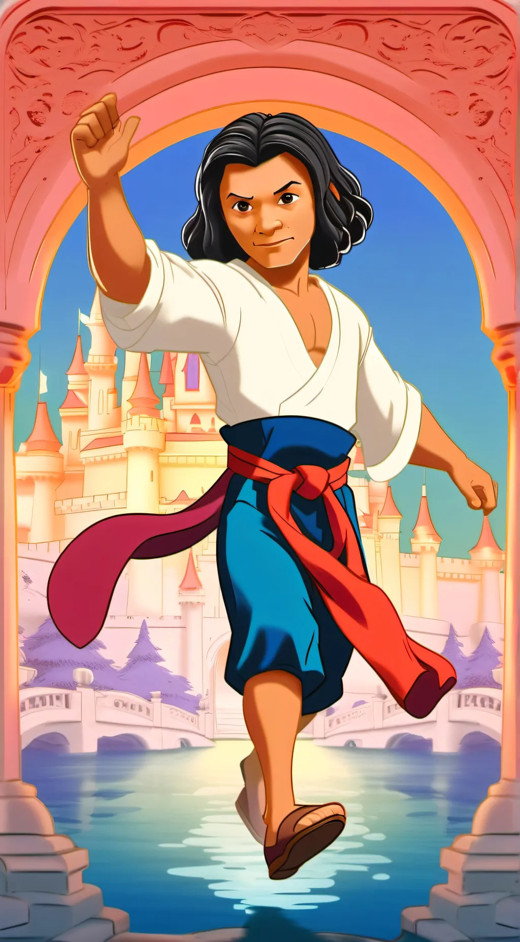 ai character: Kai background