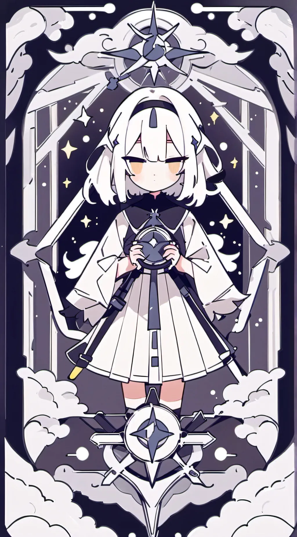 ai character: Fluffy background