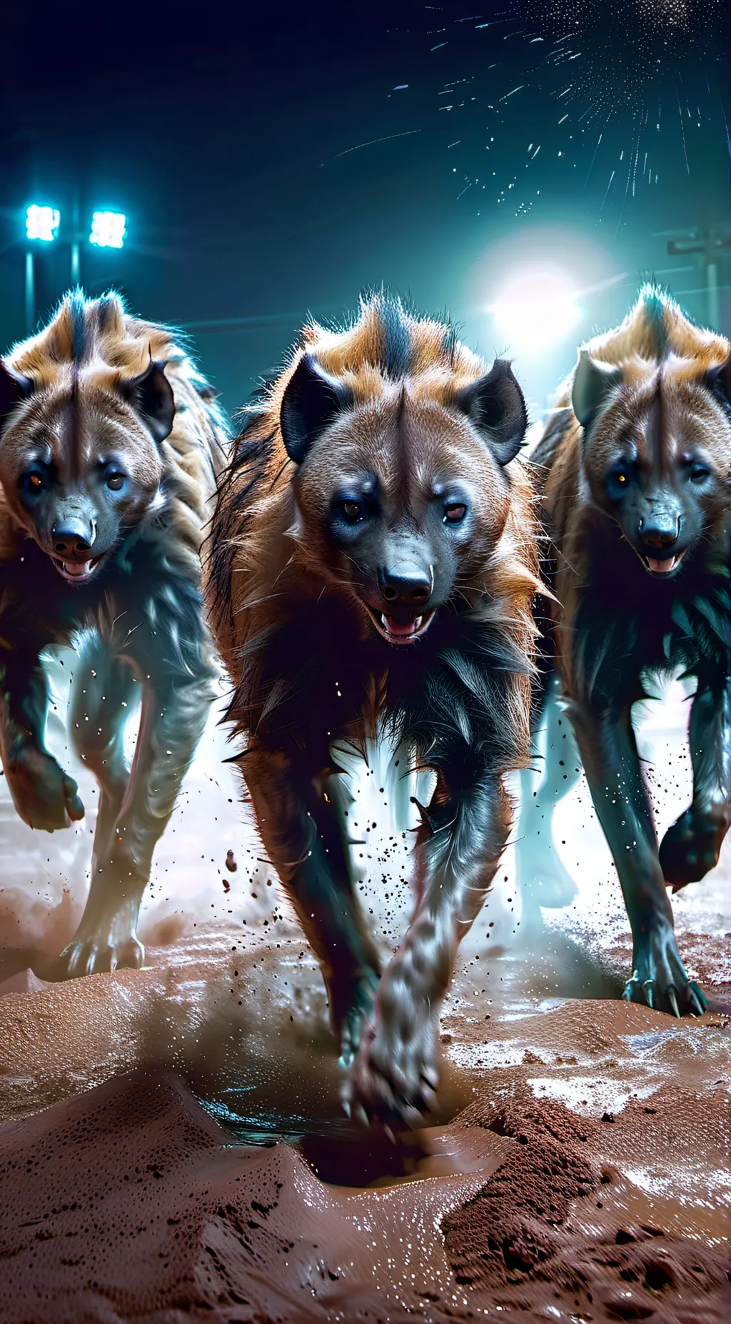 ai character: hyenas  background