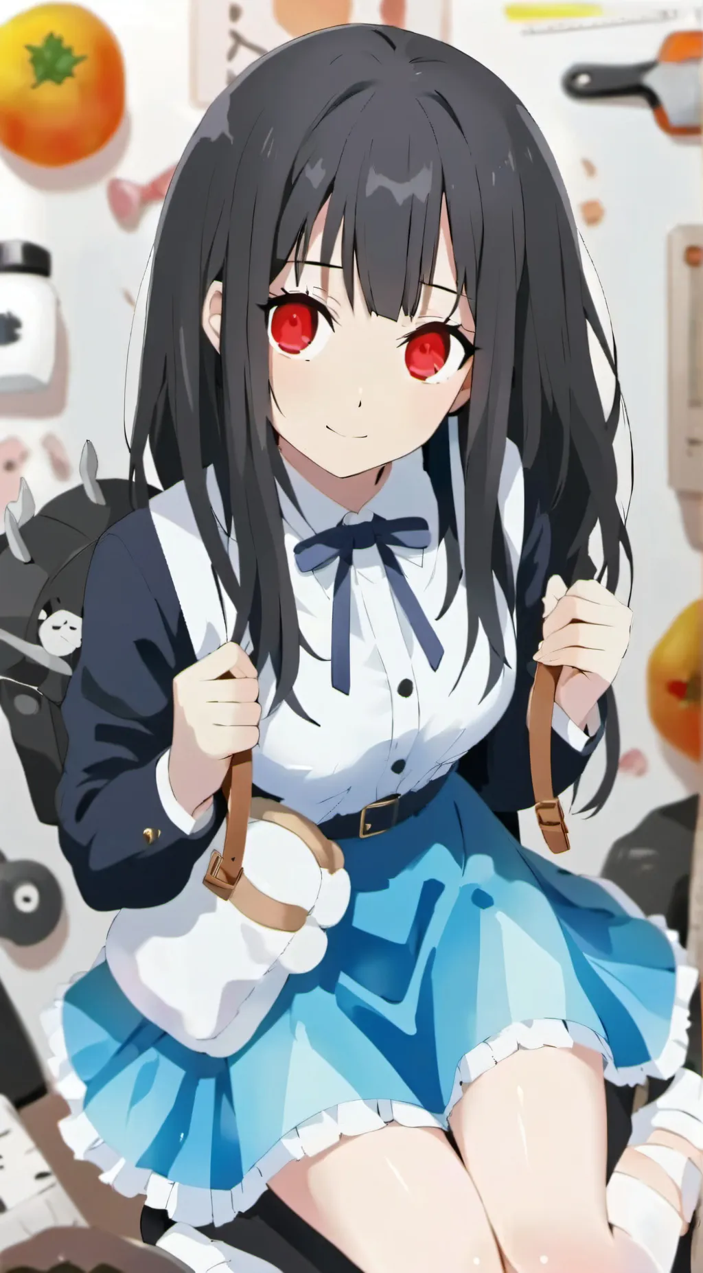 ai character: makima  background