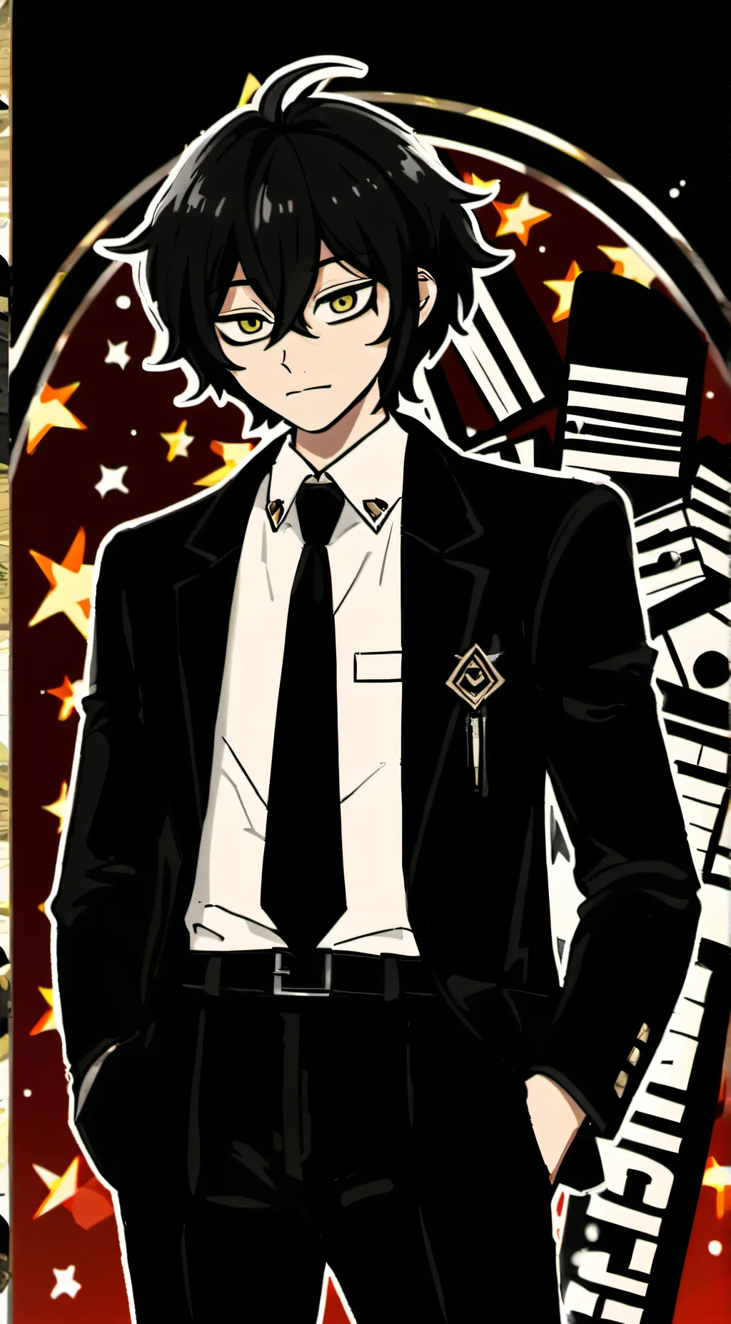 ai character: Andy🐾🌷 background