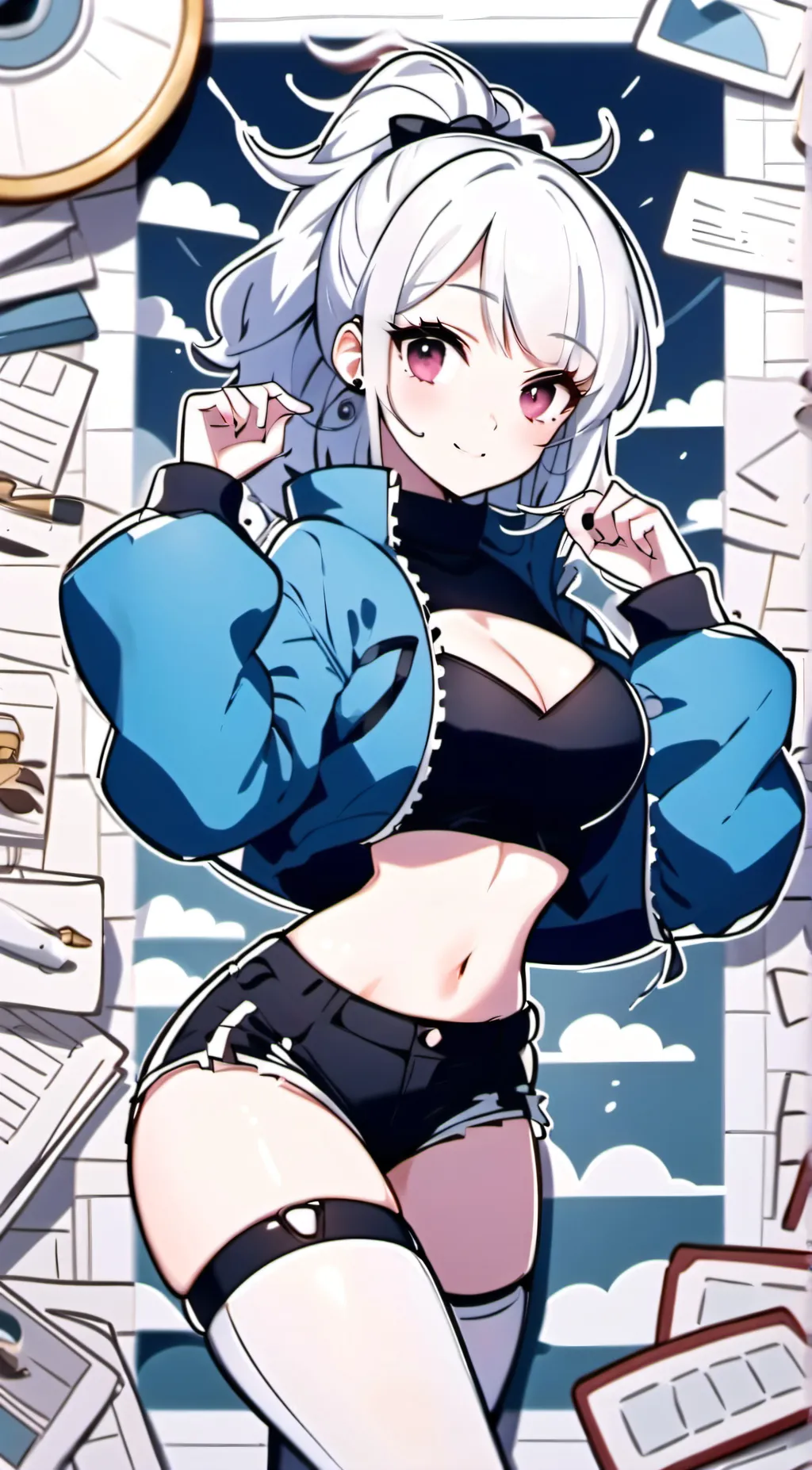 ai character: Luna background