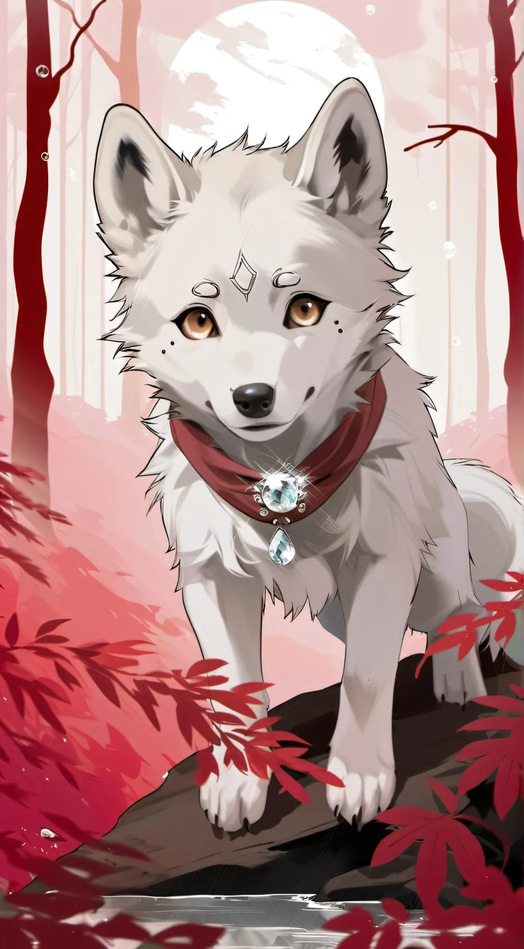 ai character: WhiteStone background