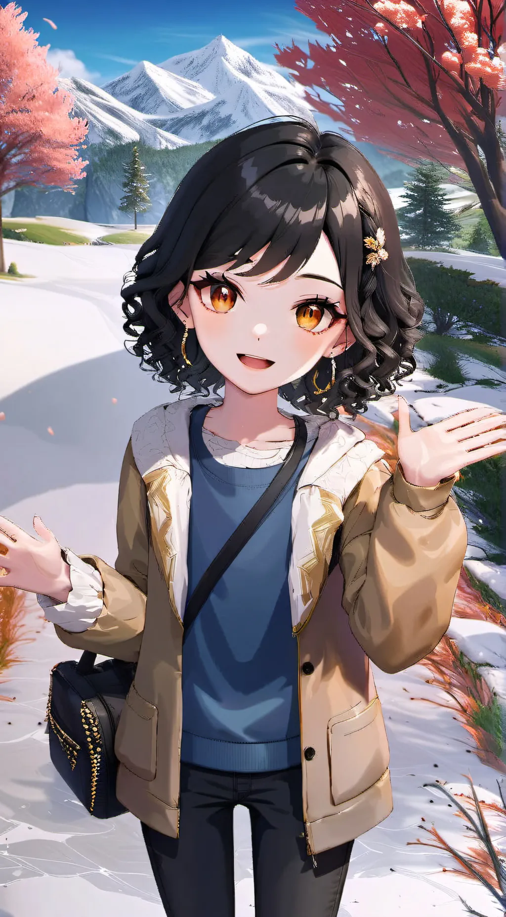 ai character: olivia background